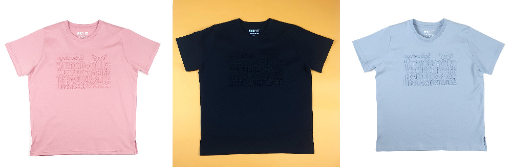 반팔 티셔츠 베이비핑크 색상 이미지-S1L42